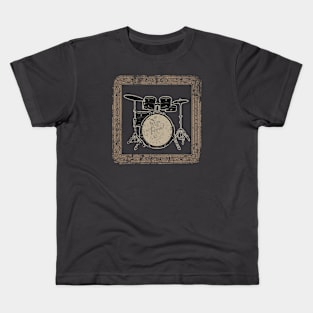 Vintage Drums Kids T-Shirt